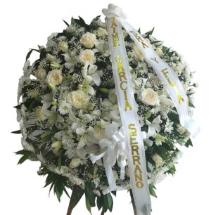 Corona fúnebre  grande R 32
